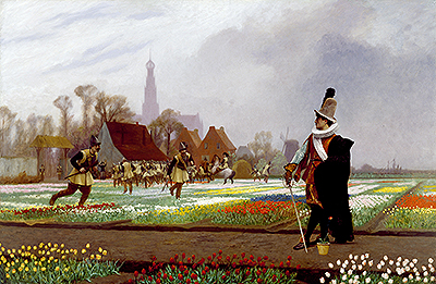 The Tulip Folly Jean-Leon Gerome